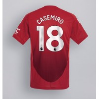 Camisa de time de futebol Manchester United Casemiro #18 Replicas 1º Equipamento 2024-25 Manga Curta